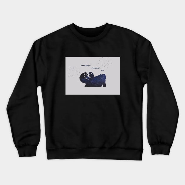 you are who you choose to be - the iron giant Crewneck Sweatshirt by Ranp